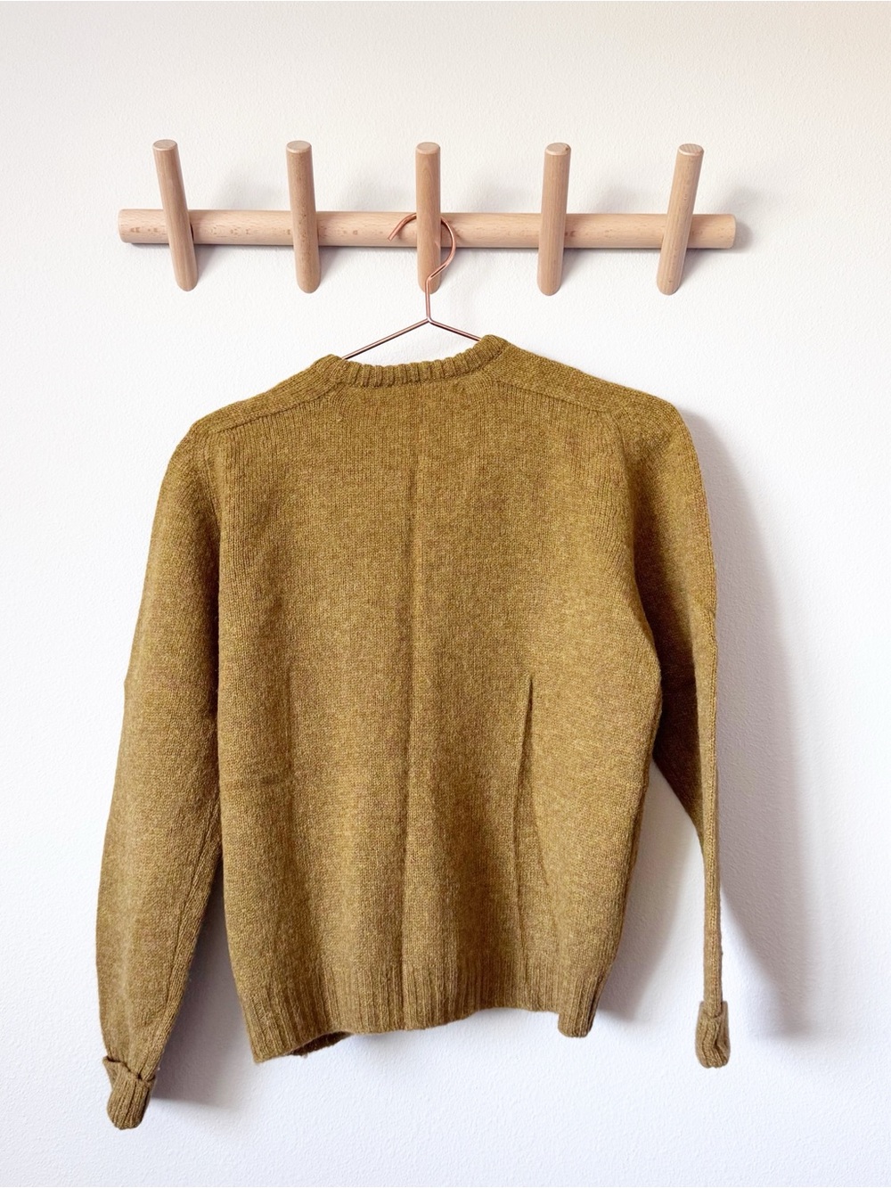 Vintage James Kenrob Women's Button-Front Wool Cardigan Sweater - Picture 6 of 8